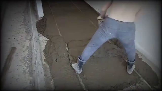 По этапная стяжка пола, гарантия 100%, первая часть.