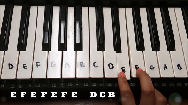 Om Shanti Om Theme Song EASY KEYBOARD TUTORIAL смотреть онлайн