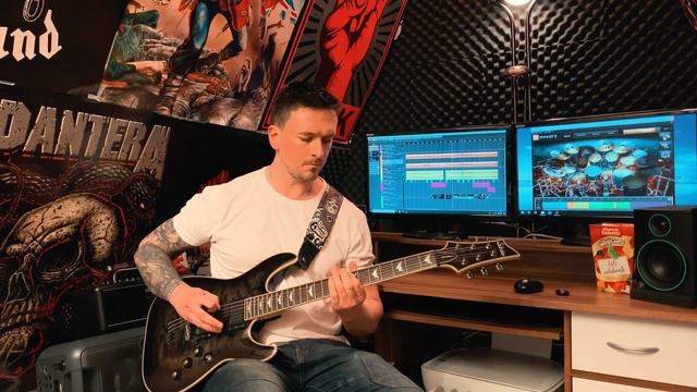 This Endless War - Original Metal Track - Schecter Omen Extreme 6 - EZ Mix 2 - EZ Drummer 2 смотреть онлайн