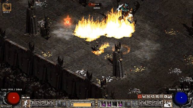 [Project Diablo 2] PD2 S6 Fire Bowa Dclone Kill смотреть онлайн