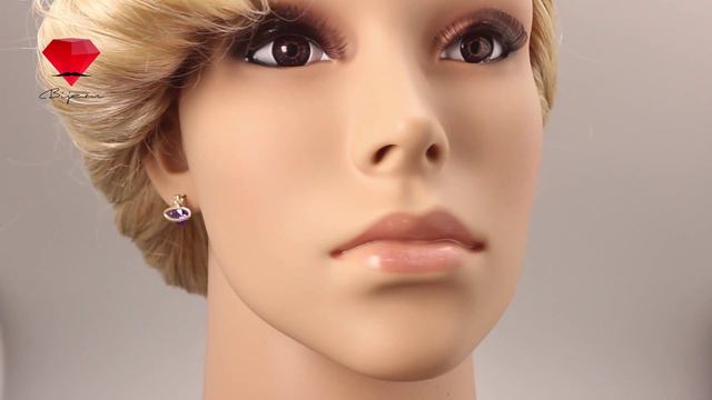Bije.ru: Серьги в форме символа власти с кристаллами Swarovski Leone (Лион) смотреть онлайн