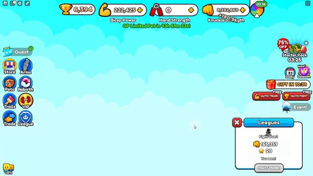 СТАЛ САМЫМ СИЛЬНЫМ В АРМ РЕСЛИНГ СИМУЛЯТОР, ПРОКАЧКА С НУЛЯ #1 | Choppa Roblox смотреть онлайн