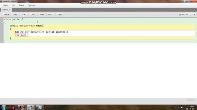 A PROGRAM IN JAVA TO GET THE PATTERN B, BL, BLU, BLUE, BLUEJ смотреть онлайн