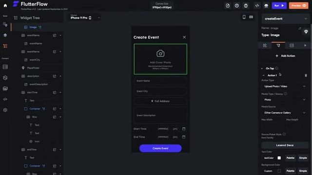 Como adicionar foto/vídeo no FlutterFlow смотреть онлайн