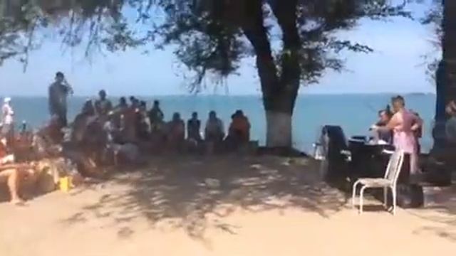 Тамань. Площадь Лермонтова. Август 2017. Песня про Тамань. смотреть онлайн