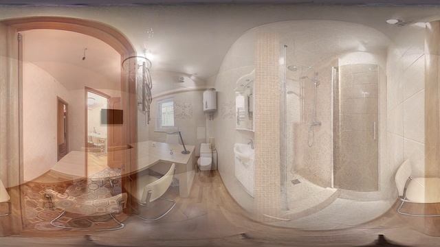 Панорама 360° двухкомнатной квартиры в Тюмени, 66,1 кв. м., проезд Геологоразведчиков 44А смотреть онлайн