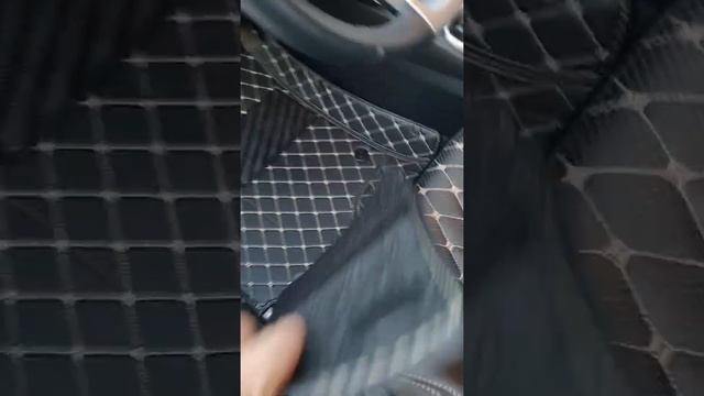 Чехлы Киа Рио 4 / Солярис 2 из экокожи от Avto-akcesuar - Черные с бежевой строчкой