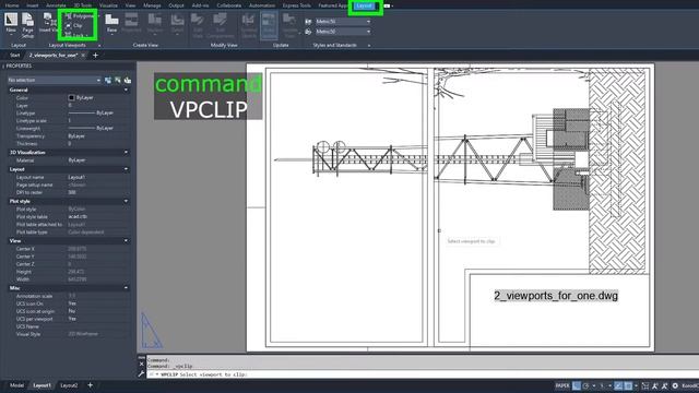 #autocad _2 Draw | 2 viewports for one смотреть онлайн