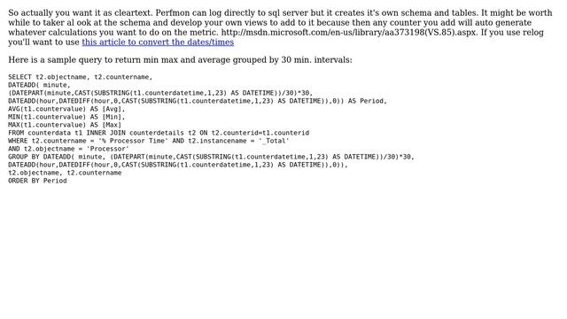 DevOps & SysAdmins: Free tool to write Performance Counters to MS SQL Database? (3 Solutions!!) смотреть онлайн