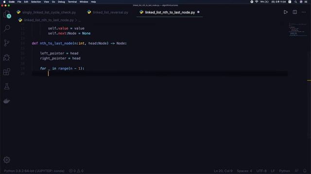 python algorithm 21. Linked list nth to last node смотреть онлайн