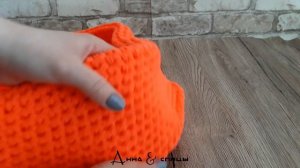 Вязаная корзинка для котиков // Вязание крючком