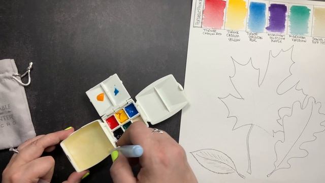 Portable Painter | Micro Size | My Palette & A Quick Paint With Me смотреть онлайн