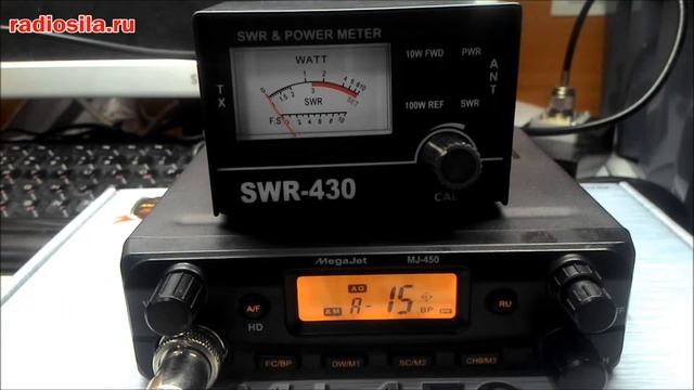 Измерении мощности приборами SWR-430, SWR-171 и KW-520