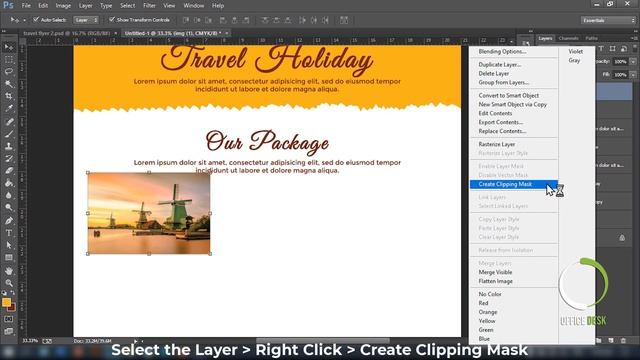 Flyer Design in Photoshop | Photoshop Flyer Design Tutorial смотреть онлайн