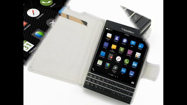 PDair BlackBerry BB Passport Leather Book Case (White) смотреть онлайн