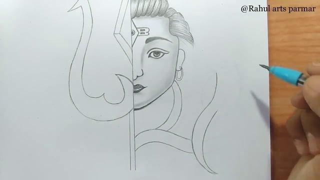 Mahashivratri Special Drawing | Mahadev Drawing | How To Draw Mahadev | Mahashivratri Drawing смотреть онлайн