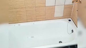 Как заделать щель  между ванной и стеной--- повтори и забудь.