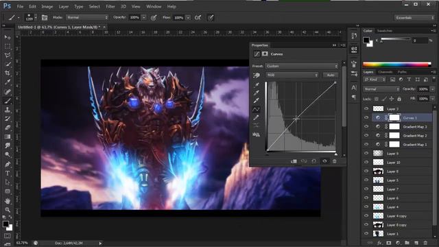 Worgen Wallpaper Speedart смотреть онлайн