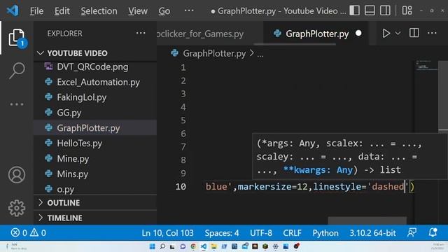 Power of Python Graph Plotter in Only 10 lines! Dipansh Video Time #python, #pythonforbeginners смотреть онлайн