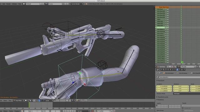 How to rig arms to follow a gun! смотреть онлайн