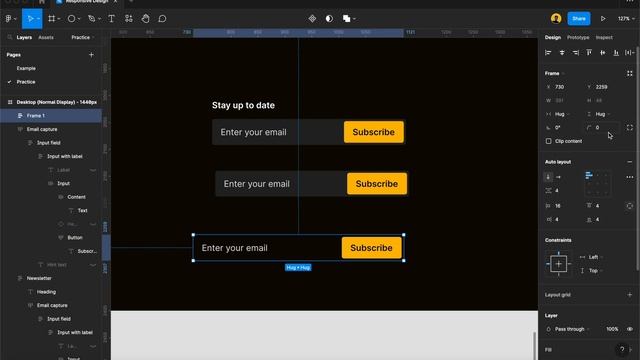 Responsive & Adaptive Design In Figma Using Auto Layout, Constraints & Breakpoints