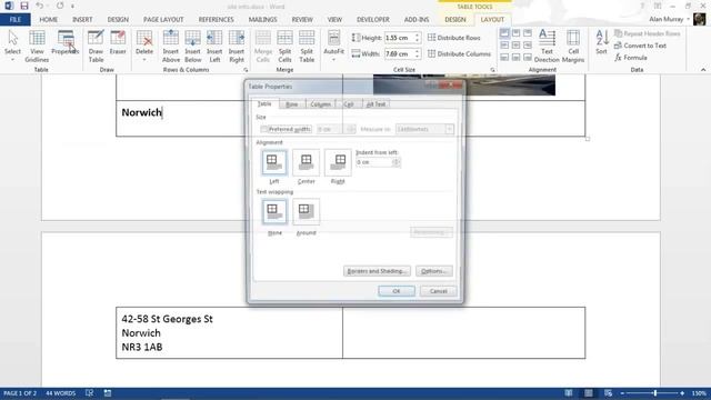 Stop Table Row Breaking Across Pages - MS Word смотреть онлайн