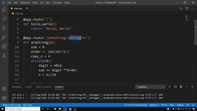 Creating a Rest API Using Flask and Jsonify in Python смотреть онлайн