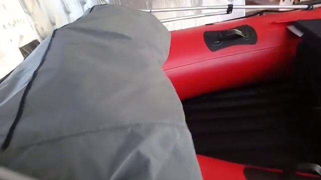 ЛОДКА ПВХ ГЛАДИАТОР е 380 НДНД с тэнтом