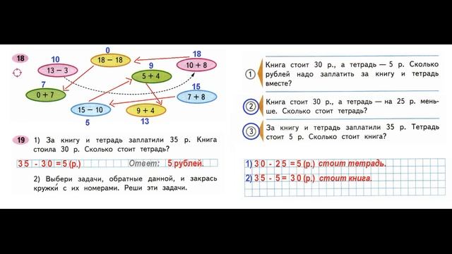 ГДЗ РАБОЧАЯ ТЕТРАДЬ ПО МАТЕМАТИКЕ 2 КЛАСС СТРАНИЦА .34 ЧАСТЬ 1 МОРО ВОЛКОВА смотреть онлайн