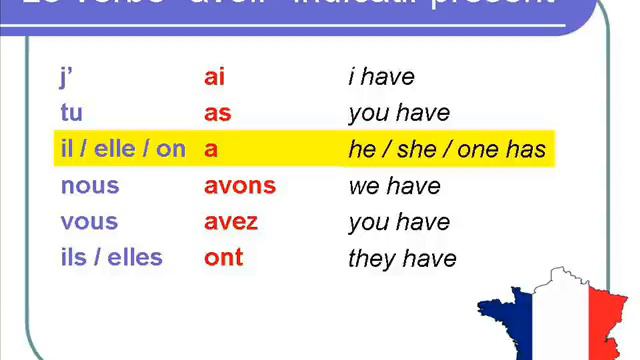 French Lesson 14 - AVOIR (TO HAVE) Verb Conjugation Present tense - Conjugaison Indicatif présent смотреть онлайн