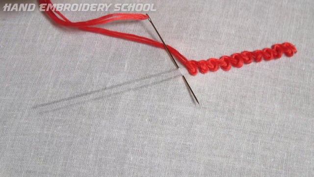 Hand Embroidery | Scroll Stitch Tutorial - Hand Embroidery Designs #53 смотреть онлайн