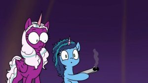 Тренировка злодейки Мисти - анимация my little pony