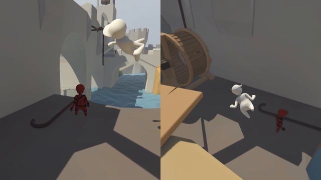 Human Fall Flat - Кооператив. Замок. смотреть онлайн