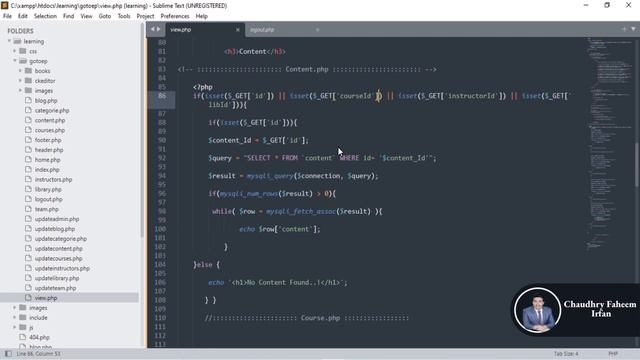 Build website project e learning | php project | web development projects | Part 17 Views смотреть онлайн