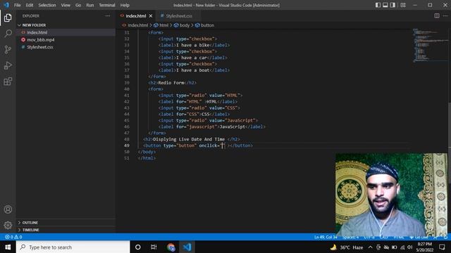 Instructions to Show Current Date and Time in JavaScript Tutorial No.05 (Coding Tech) смотреть онлайн