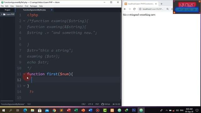 How to Learn about PHP Functions Arguments by Reference Part-28 by Zain Ul Abideen IIT Chakswari смотреть онлайн