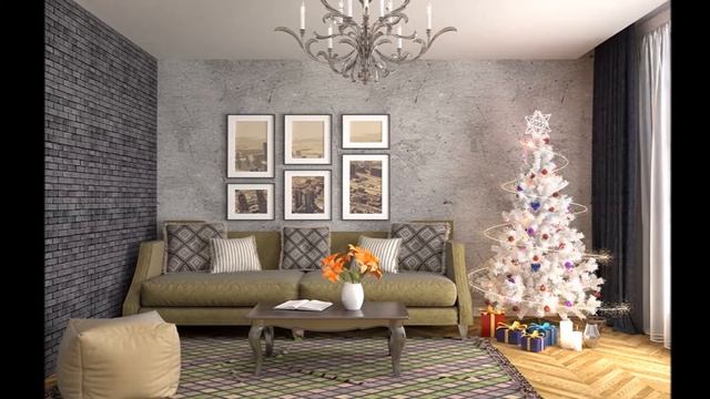 Гостиная в Серых Цветах - 2018 / Living room in Gray / Wohnzimmer in grauen смотреть онлайн