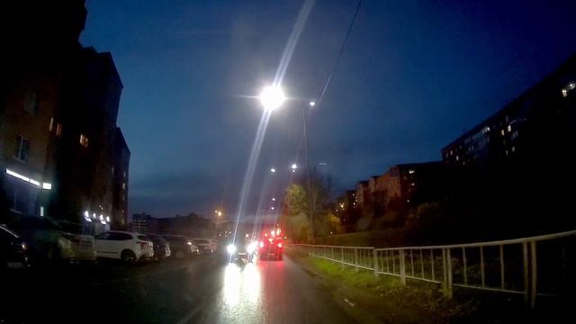 Поездка на автомобиле по Тюмени до Логунова и на Киевскую смотреть онлайн