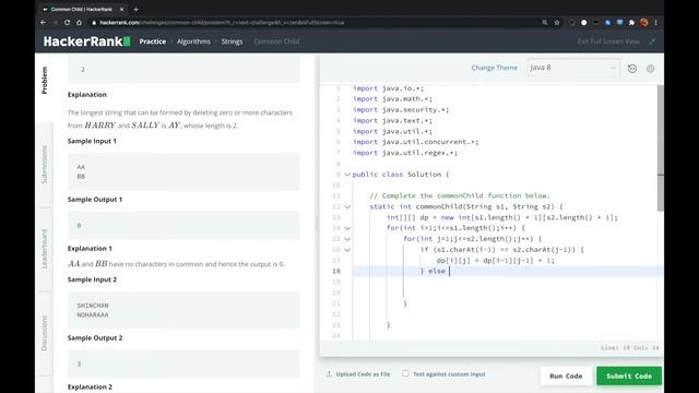 HackerRank - Common Child смотреть онлайн