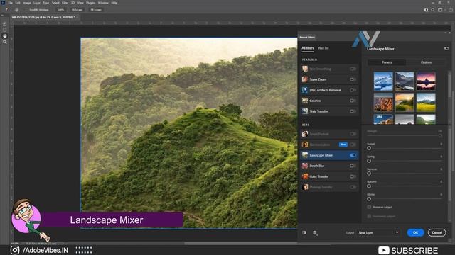 Season Change Effects in Adobe Photoshop | Photoshop Tutorial 2024 [ Landscape Mixer Neural Filter смотреть онлайн