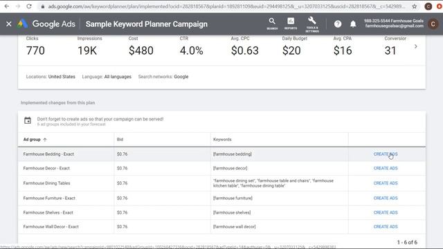 Create Google Ads Campaigns With The Google Keyword Planner смотреть онлайн