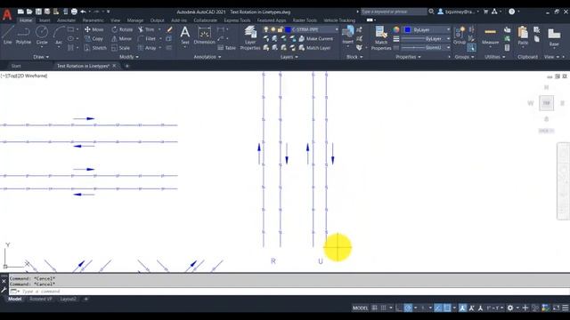 Text Rotation in Linetypes смотреть онлайн