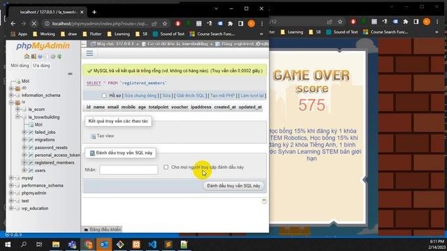 Submit form before play games TOWER BUILDING by Laravel, Javascript, HTML5 and CSS смотреть онлайн