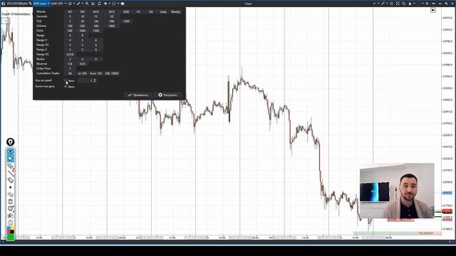 Торговля на платформе ATAS. Забудешь по TradingView. Мои настройки профиля. смотреть онлайн