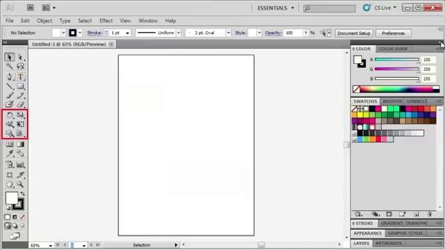 1.1 Starting the Program (Interface): Adobe Illustrator CS5 смотреть онлайн