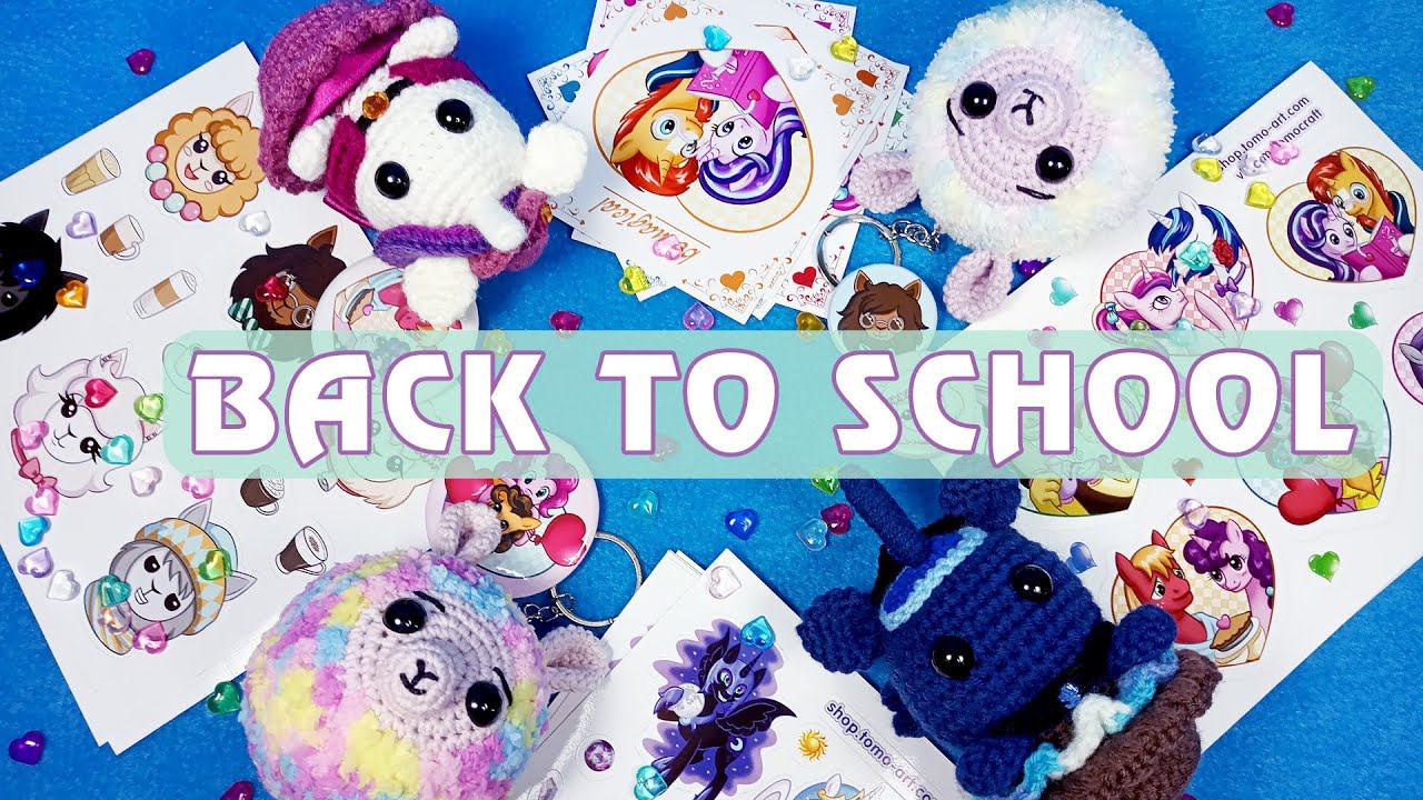 BACK TO SCHOOL 2020 - распродажа наклеек с моими рисунками и прочего мерча и крафта смотреть онлайн