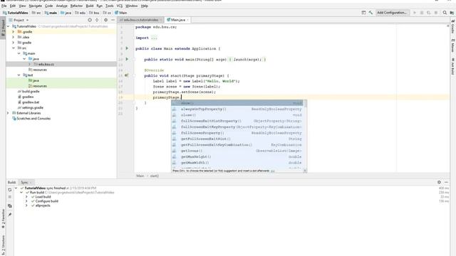 An easy way to use JavaFX 11 with JDK 11 using Gradle and IntelliJ IDEA смотреть онлайн