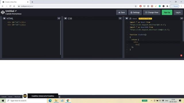 Using CODEPEN for ReactJS Online Tool || Varteta Learning Platform смотреть онлайн