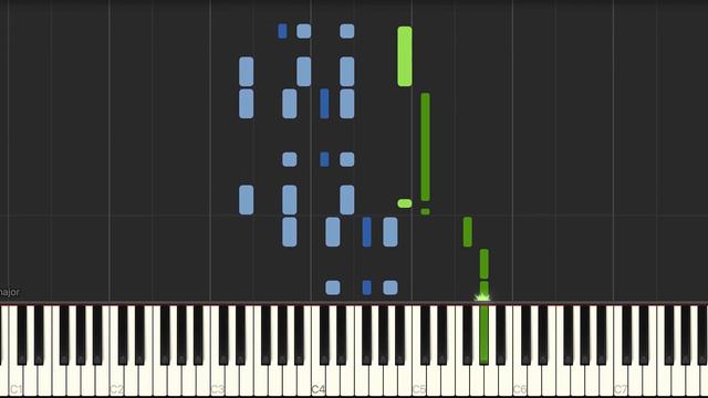 Cheap Thrills (Peter Bence) - Piano, Synthesia Piano Tutorial смотреть онлайн