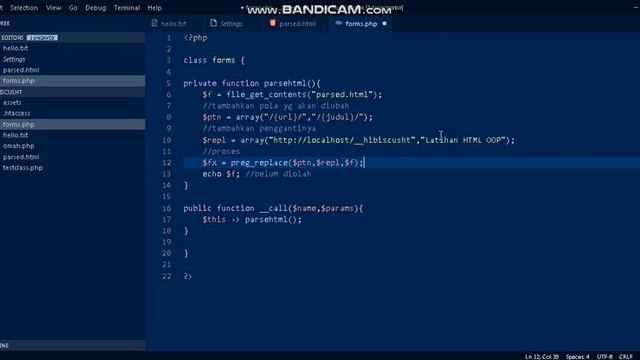 Memproses file HTML dengan PHP secara OOP Lazy Load смотреть онлайн